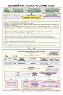 Плакат "Вводный инструктаж по охране труда" 710*1065
